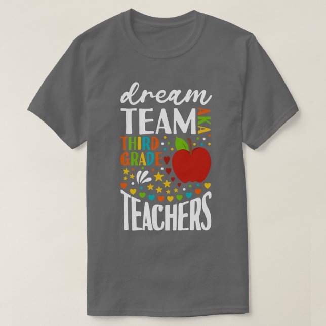 Camiseta Dream Team AKA, profesora de tercer grado, vuelve  (Diseño del anverso)