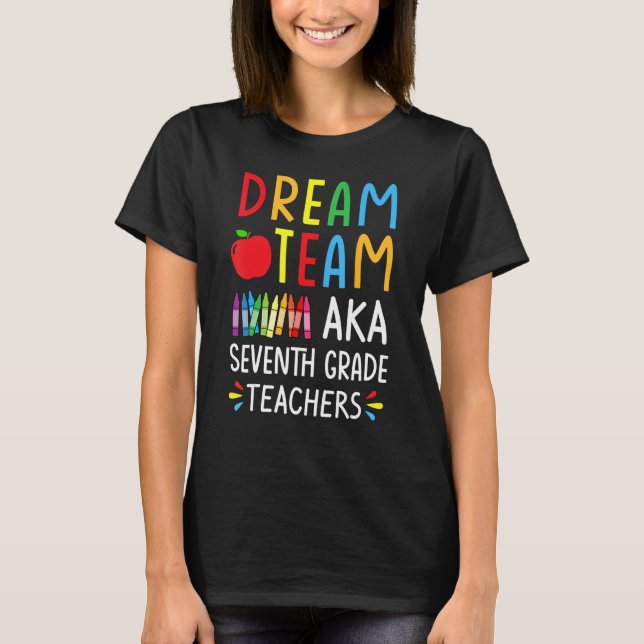 Camiseta Dream Team, alias Séptimo Profesor - Funny Back (Anverso)