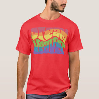 Camiseta Dream Weaver Rainbow Word Art