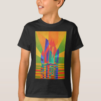 Camiseta Dreamboat Una Basura Cubista En Los Colores Primar