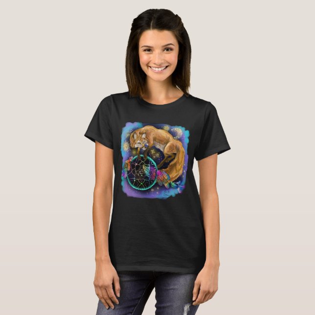 Camiseta DreamCatcher Fox (Anverso completo)