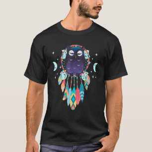 Camiseta Dreamcatcher Owl Espiritual Dr.