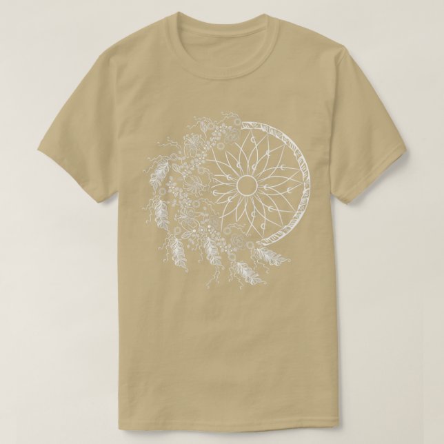 Camiseta Dreamcatcher Zen Meditation Boho Bohemian (Diseño del anverso)