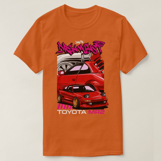 Camiseta Dreamfast Toyota Mr.2 (Diseño del anverso)