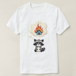 Camiseta Dreaming of Destruction Raccoon Rampage: Sueños de