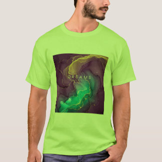 Camiseta "Dreams Await Realization" diseño lagar de camiset