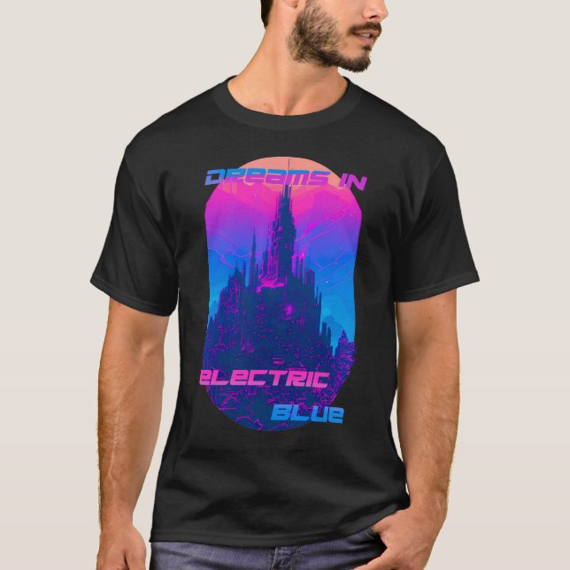 Camiseta Dreams in Electric Blue (Anverso)