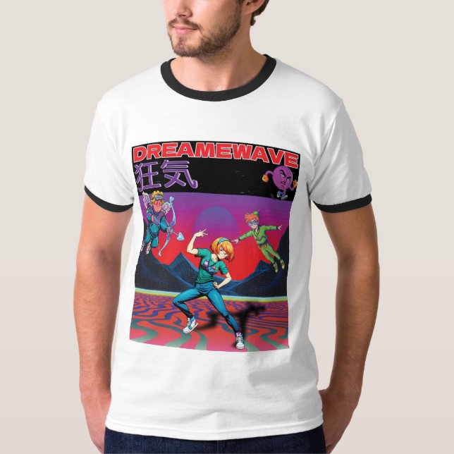 CAMISETA DREAMWAVE-LOCURA (Anverso)