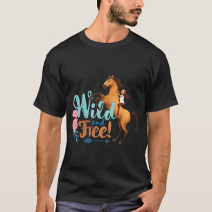 Camiseta DreamWorks Espíritu libre, salvaje y libre