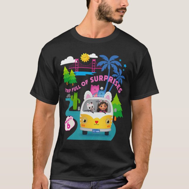 Camiseta DreamWorks Gabbys Dollhousehe Movie Full of Surpri (Anverso)