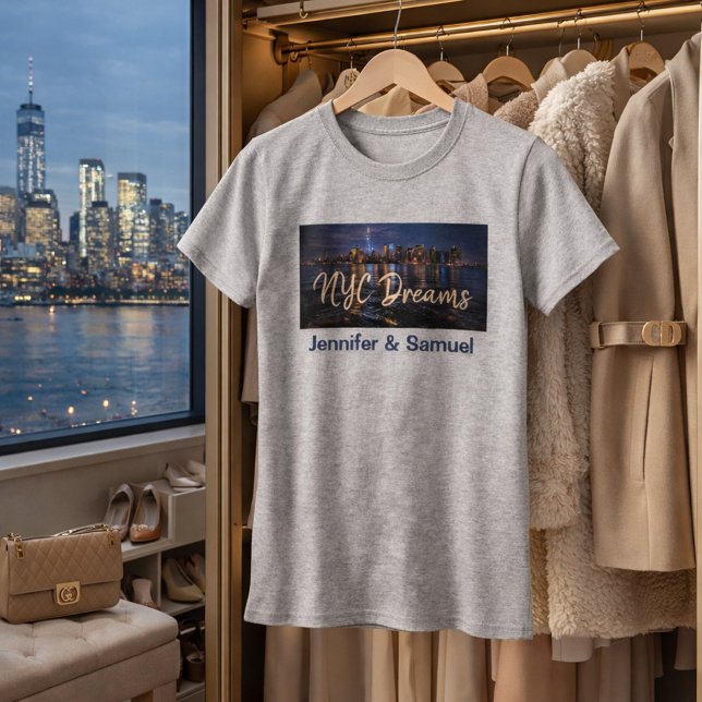 Camiseta Dreamy cityscape NYC dreams (Subido por el creador)