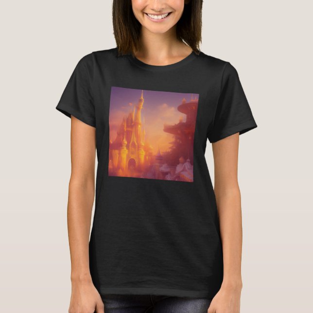 Camiseta Dreamy Dreamlike Kingdom Castle Throne England Bri (Anverso)