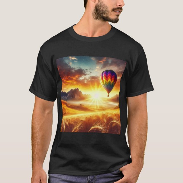 Camiseta Dreamy Hot Air Balloon Journey (Anverso)