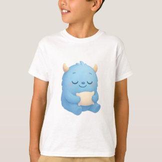 Camiseta Dreamy Sleep Monster — Soft Blue Baby & Kids 