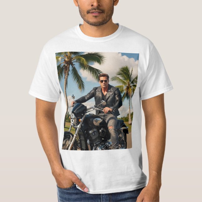 Camiseta Dreamy Watercolor Motocicleta Adventure T-Shirt (Anverso)