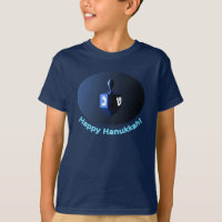 Dreidel azul brillante