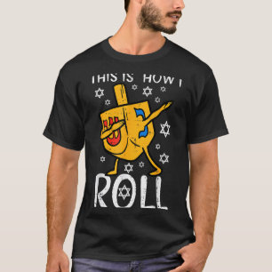 Camiseta Dreidel haciendo Dabbing feo Hanukkah divertido Ch