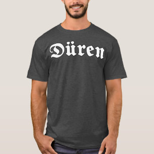Camiseta Dren escrito con letra gótica
