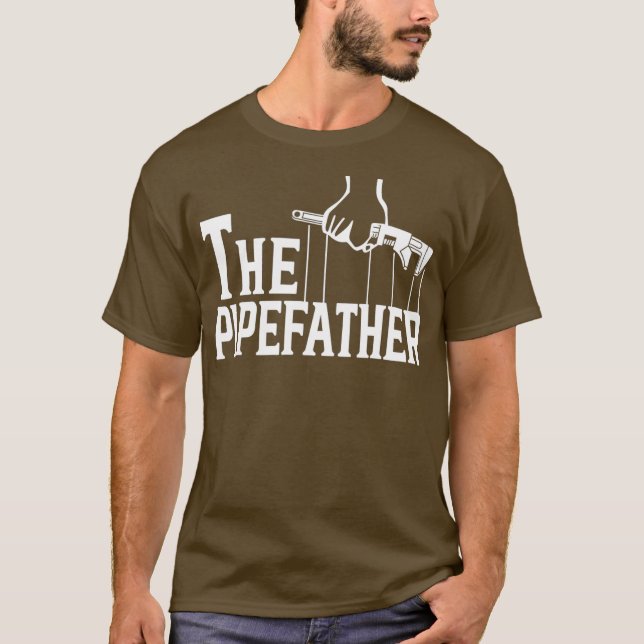 Camiseta Drenaje de Pipefather Plumber Pipefitter (Anverso)