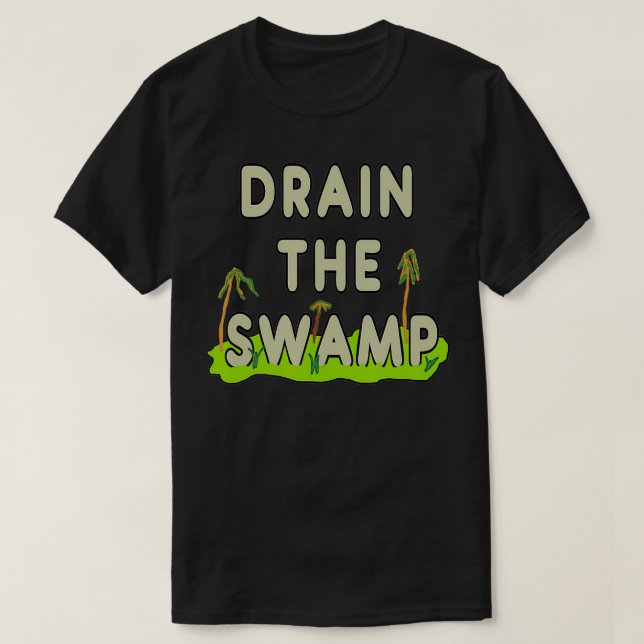 Camiseta Drenar el pantano (Diseño del anverso)