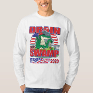 Camiseta Drenar el pantano Trump 2020