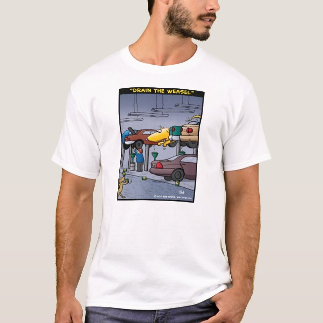 Camiseta "Drene la comadreja " (Anverso)