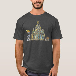 Camiseta Dresden Alemania Hombres exclusivos de regalo de a