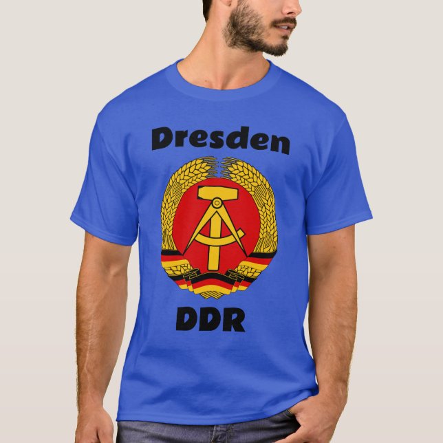 Camiseta Dresden, DDR, Dresden, Alemania - Ossi de Alemania (Anverso)