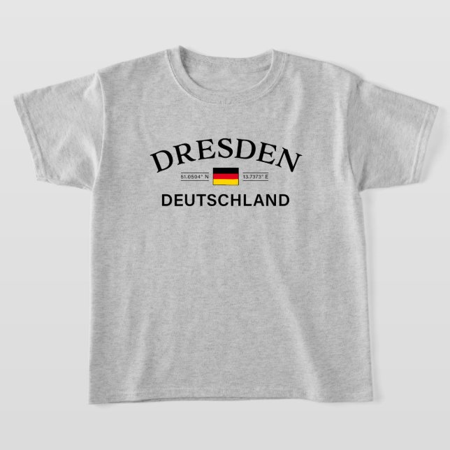 Camiseta Dresden Deutschland Coordinates German Kids (Distribución)
