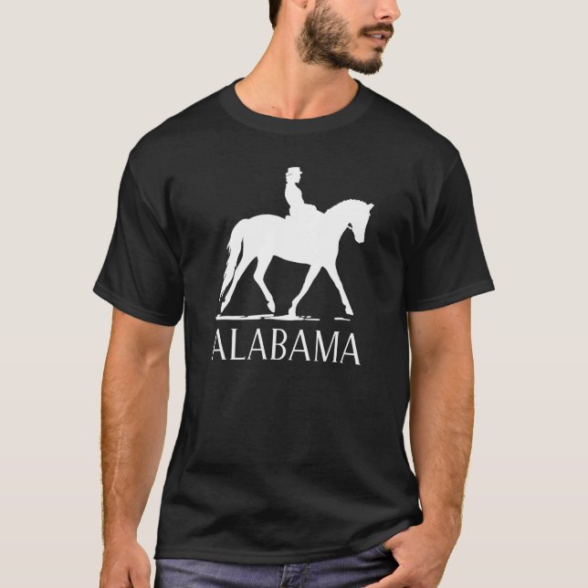 Camiseta Dressage Horse and Rider Alabama (Anverso)