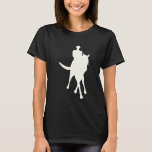 Camiseta Dressage Horse Silhouette Dark