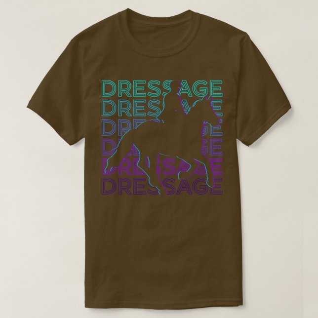 Camiseta Dressage Retro Gift (Diseño del anverso)
