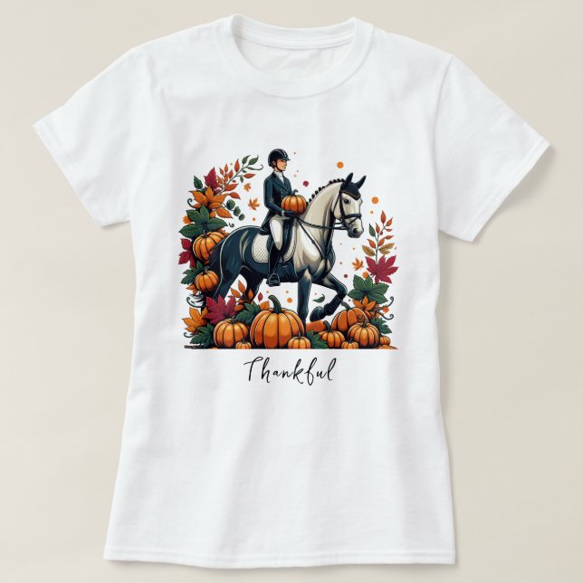 Camiseta Dressage Rider (Diseño del anverso)