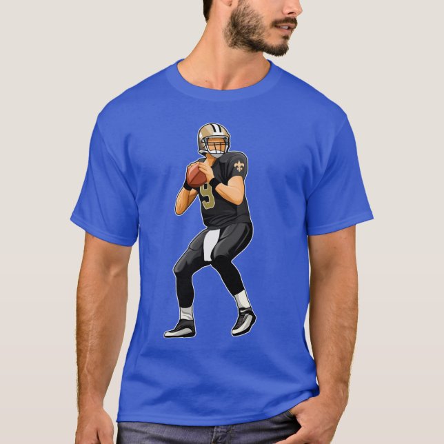 Camiseta Drew Brees 9 Passeshe Ball funny (Anverso)