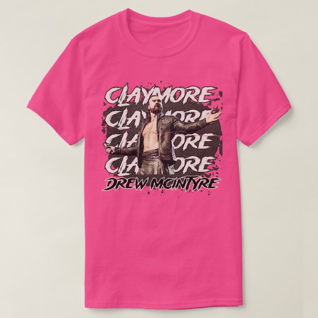Camiseta Drew Mcintyre Claymore (Diseño del anverso)