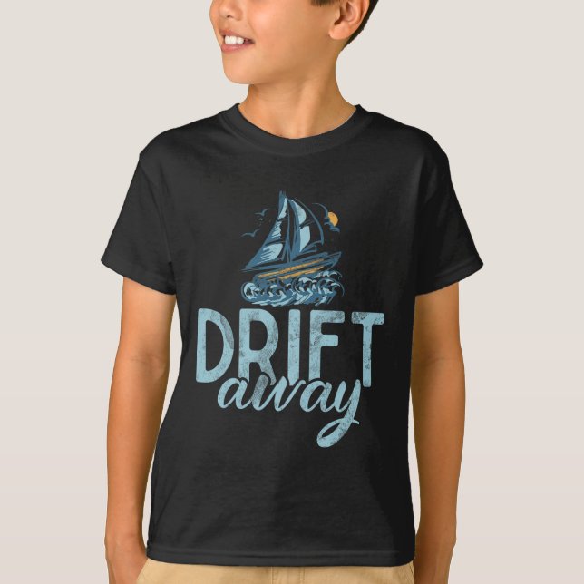 Camiseta Drift Away Boating  (Anverso)