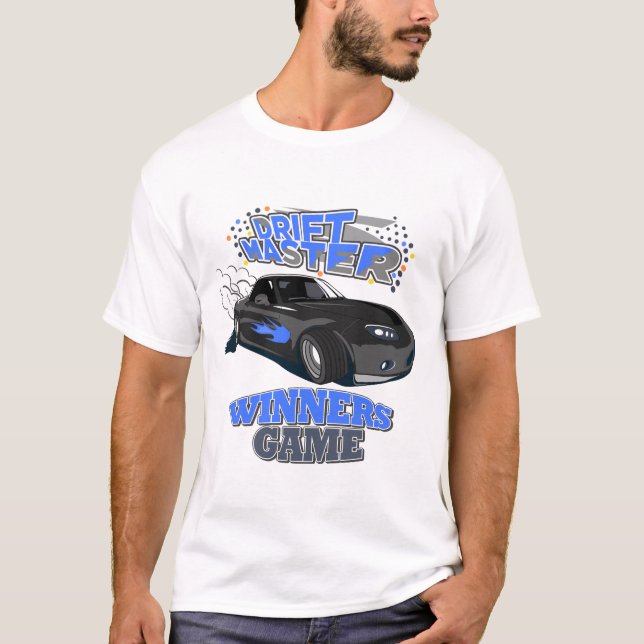 Camiseta Drift Master Black Car (Anverso)