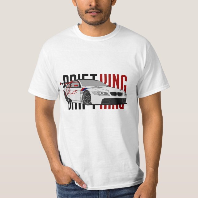 Camiseta Drifting Machine – Speed & Smoke t shirte  (Anverso)