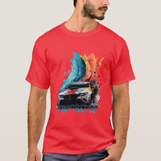 Camiseta driftnation derrapando super coche coche deportivo