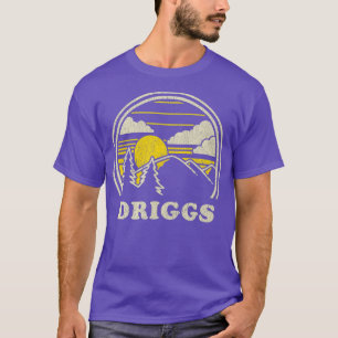 Camiseta Driggs Idaho ID  Vintage Hiking Mountains 