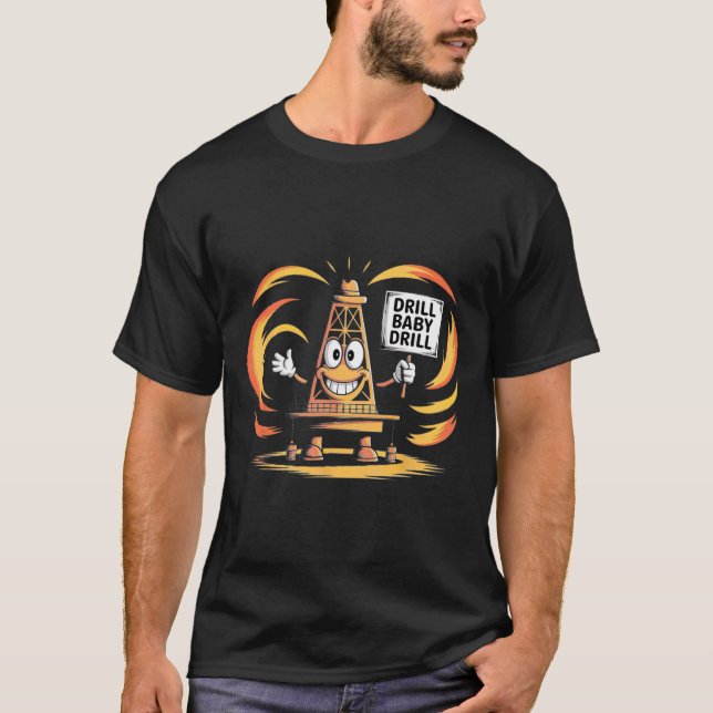 Camiseta Drill Ba Trump Gracioso Meme Hhh (Anverso)