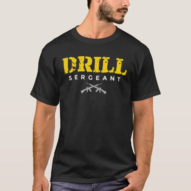 Camiseta Drill Sergeant a Drill Team or Warrant Officer (Anverso)