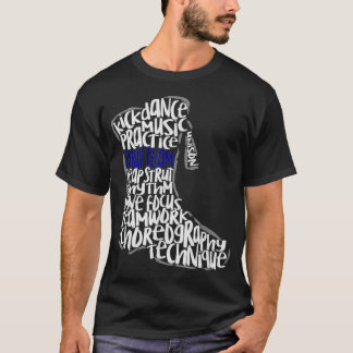 Camiseta Drill Team Marcha Banda Word Cloud Art