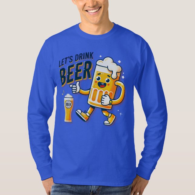 CAMISETA DRINK BEER DESIGN (Anverso)