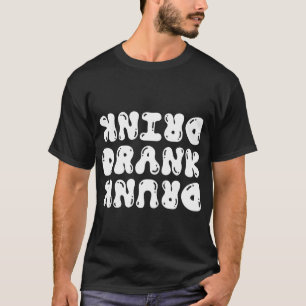 Camiseta Drink Drank Drunk Fiesta de Navidad