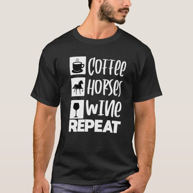 Camiseta Drinker de caballos (Anverso)