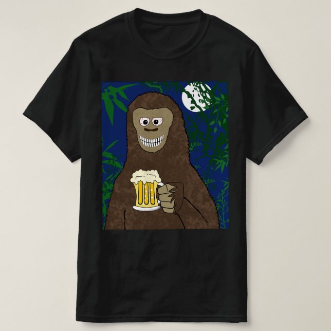 Camiseta Drinkin' Bigfoot (Diseño del anverso)