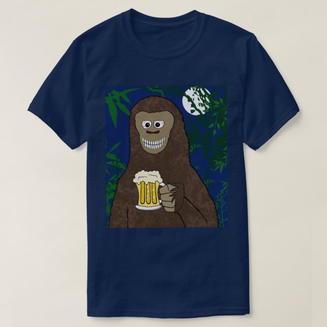 Camiseta Drinkin Bigfoot (Diseño del anverso)