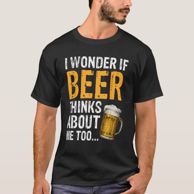 Camiseta Drinking Humor Beer  Alcohol  Adult Men Women (Anverso)