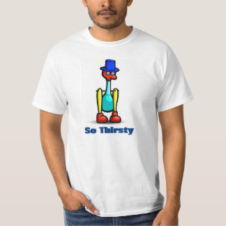 Camiseta Drinky-Pájaro infinitamente sediento delicioso T